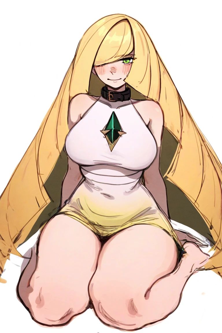 <lora:lusamine lora:1>, lusamine, 1girl, masterpiece, solo, cowboy shot, looking at viewer, smile, closed mouth