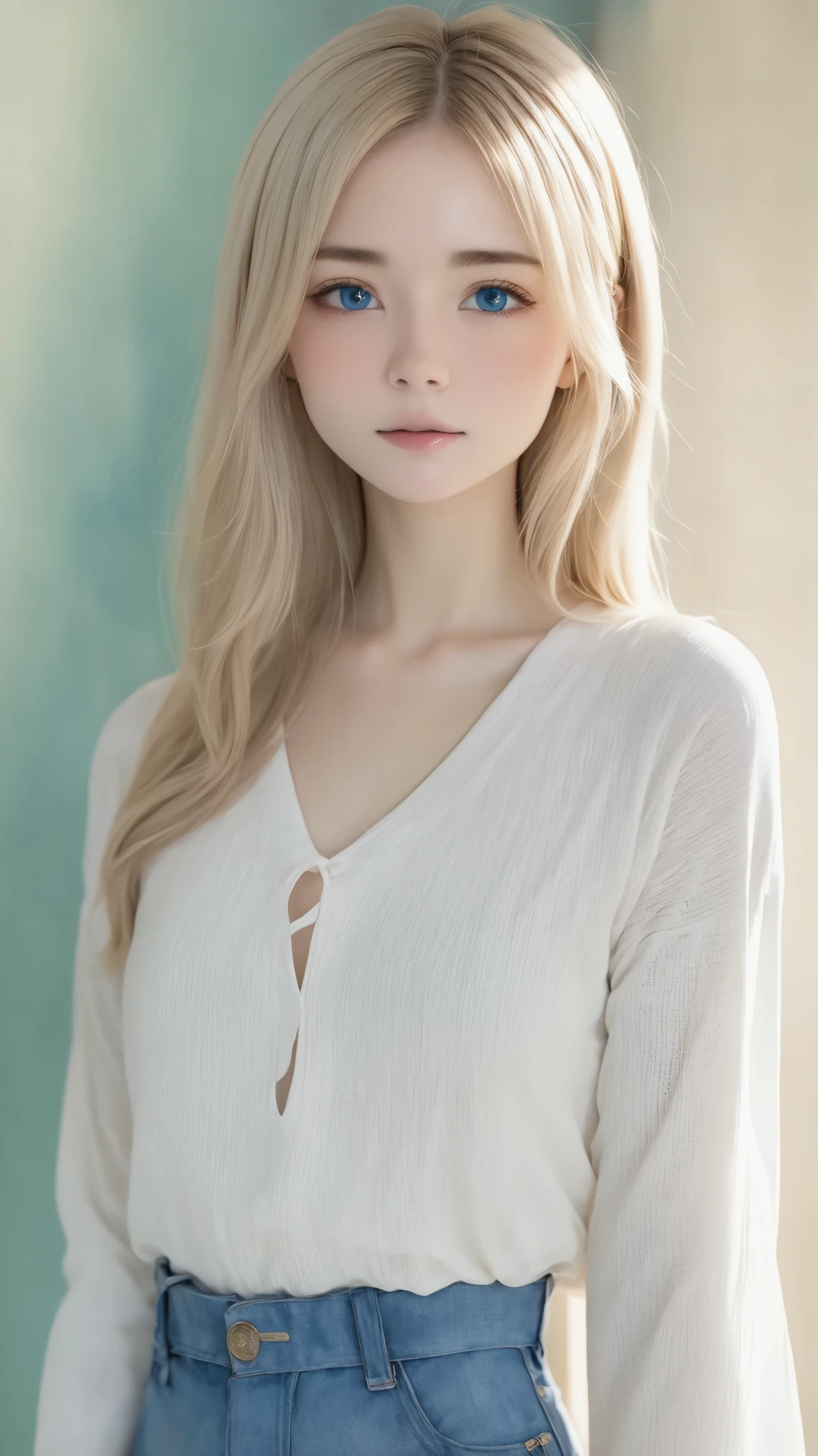 1girl, solo, casual clothes, upper body, like