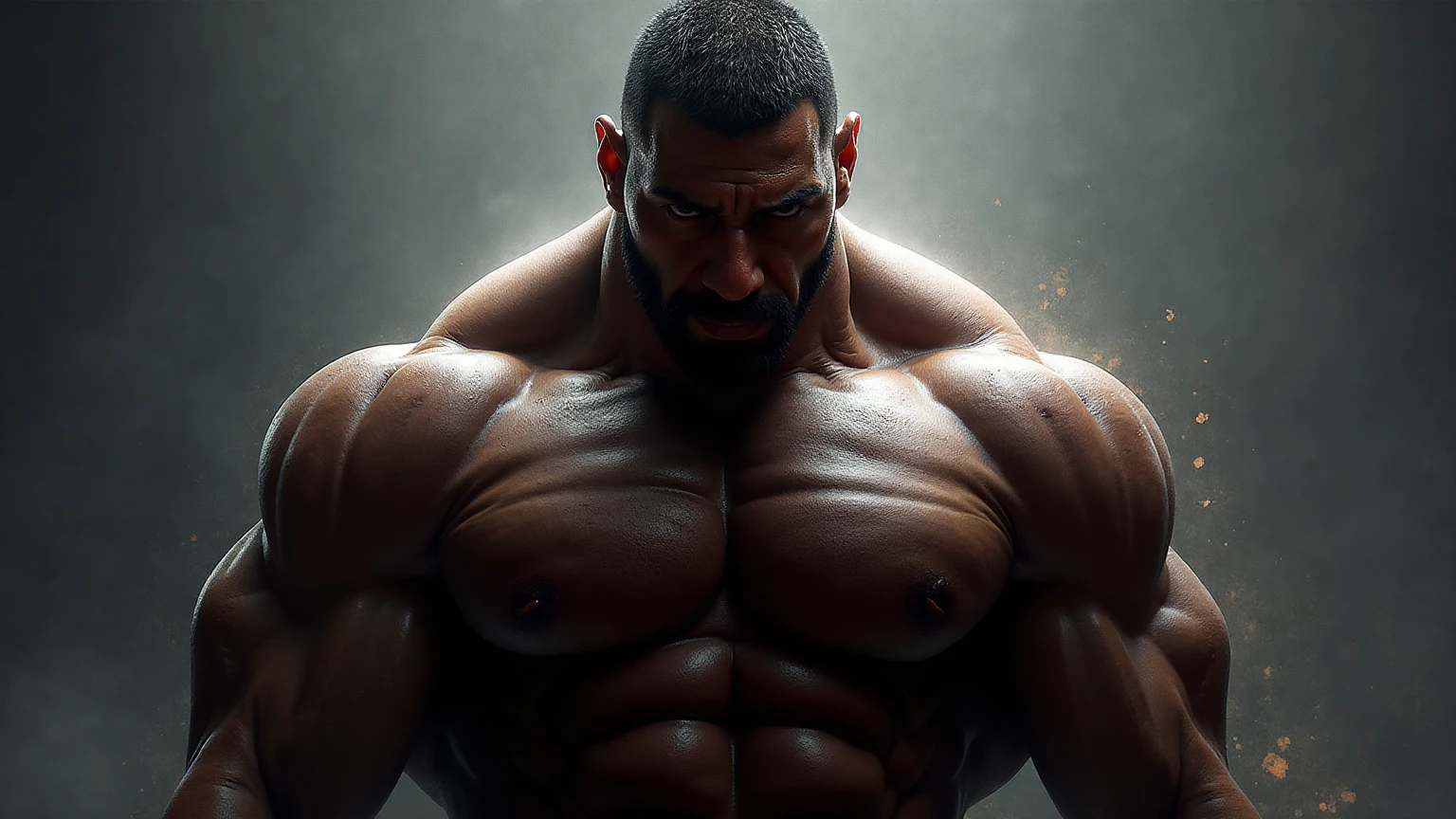 two indian muscular men doing hot body playing couple entwined with Pain is raging on the face, and making aggressive face expressions, from above view, musclebound and hulking, muscular bodies, large muscles, very beautiful body playing,  body playing, , exotic moments, gay  , hot body playing poses