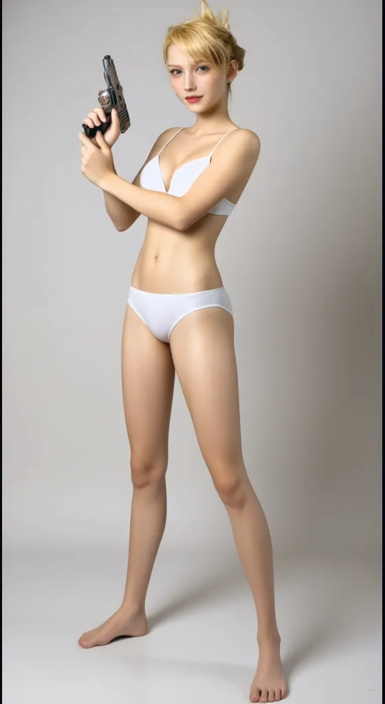 Kasumi, brown eyes, (best quality, ultra-detailed), (realistic:1.37), beautiful and detailed face, ultra-realistic texture, delicate face, delicate body, red lipstick, bright colors. High definition, 8K, well defined legs.