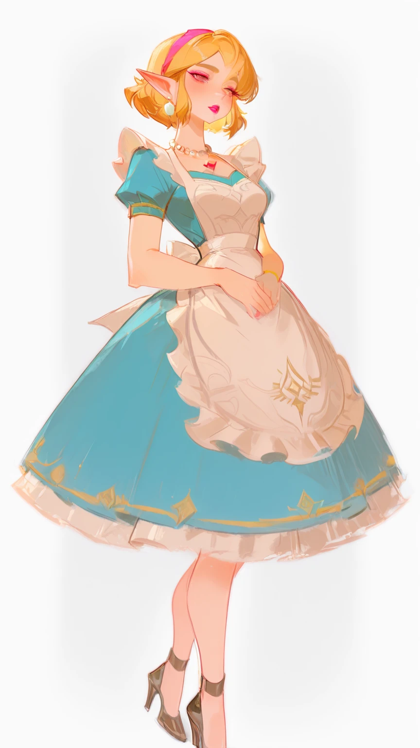  lolita design inspired by Alicia , in various views (front and back) Blue and white clothing with playing cards prints