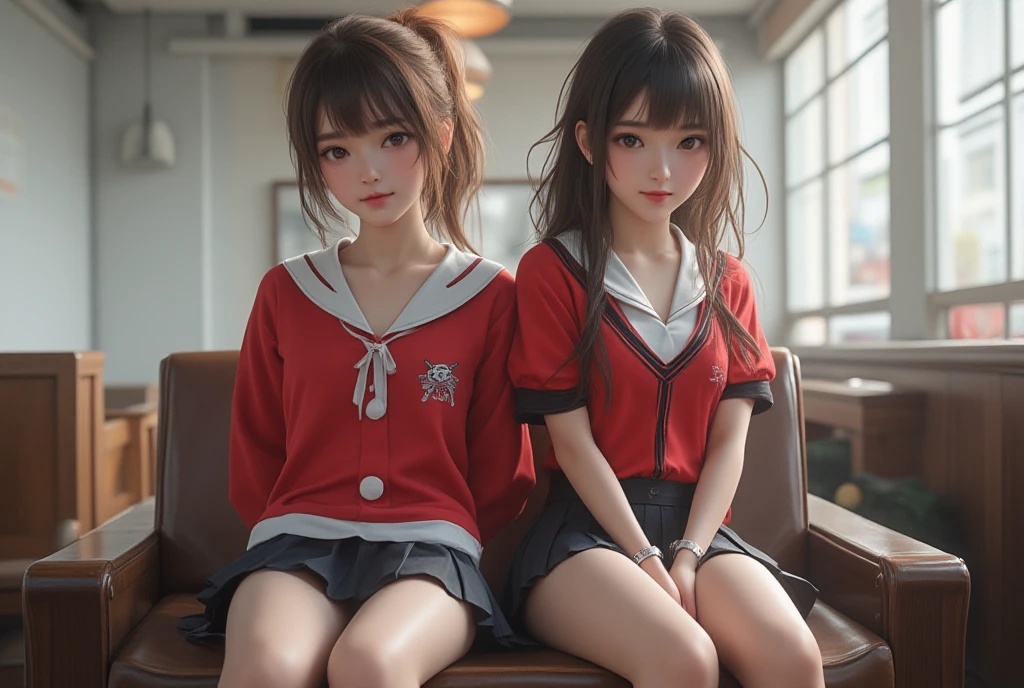 Sailor Mars Mini Skirt Ponytail White Shorts --auto