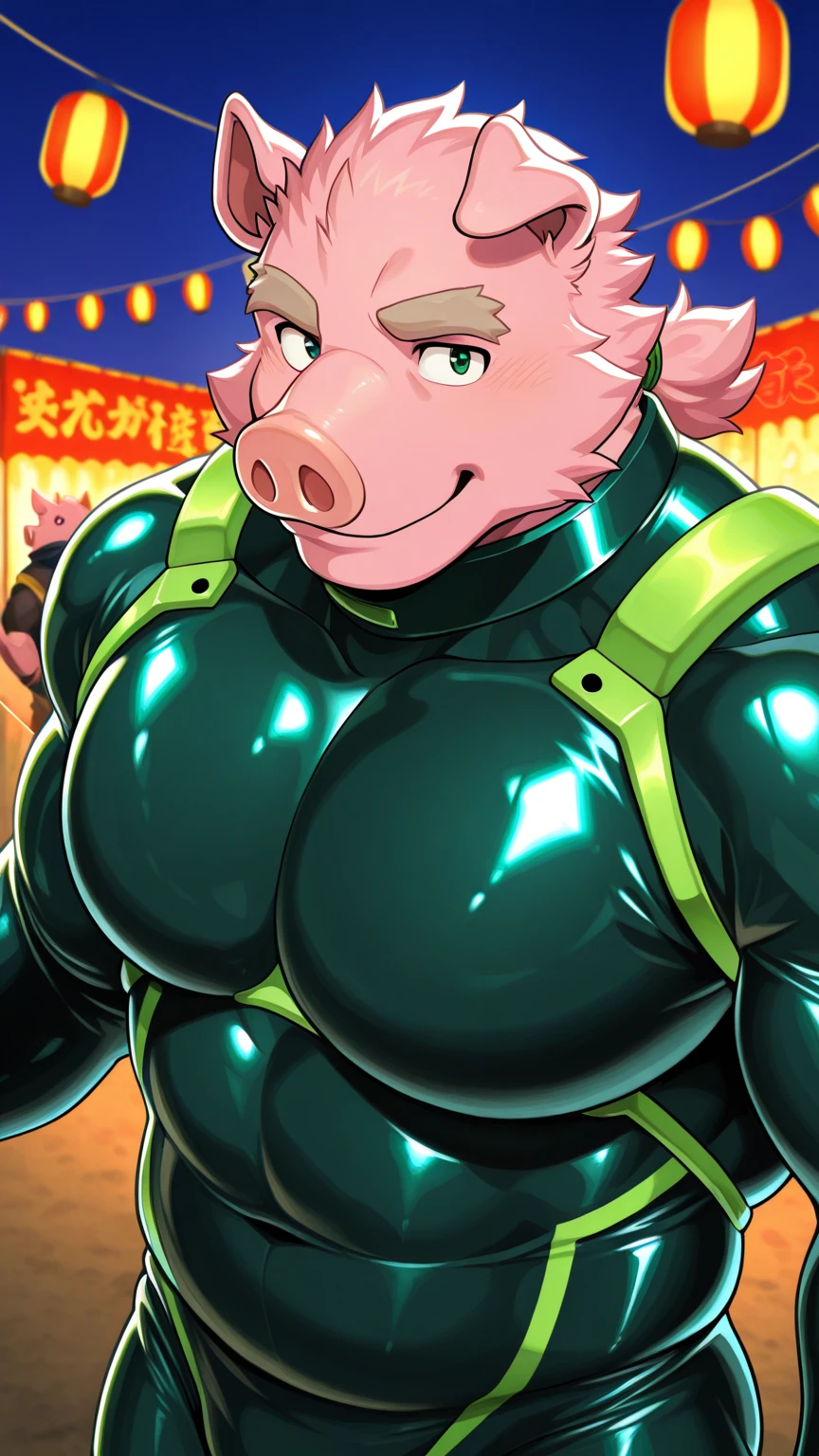 shendu, scalie, reptile, muscular male, red eyes, pecs, green body, horn, abs, finger claws, smile, tongue out, purple shorts,  male, pose, in stage, colorful lights, (light particles:0.4), (sparkles:0.5), detailed background, Diego Gisbert Llorens, Andy Kehoe ,hot body hot belly. Show bear your huge . I wanna cook you  Drencheds . I sucked you big  Drencheds . I want to hug your big belly. Show you  Drencheds . Please show me your huge  Drencheds  🍆  tied gagged me 