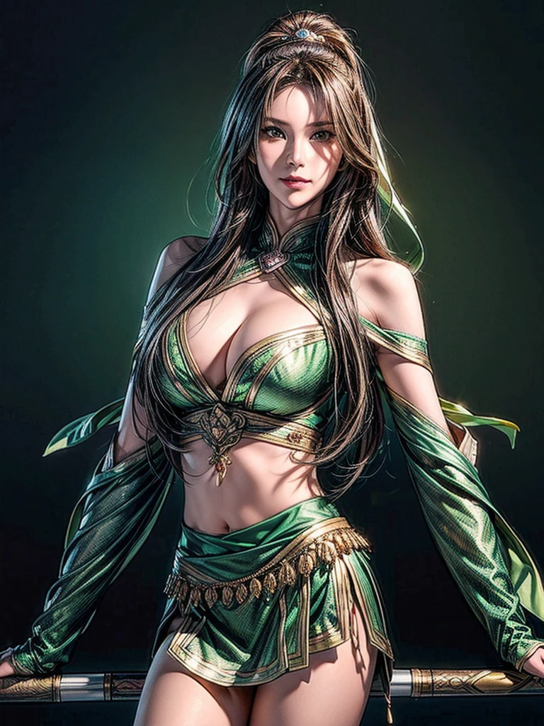 female, 5 foot 5 inches tall, slim body build, waist length wavy brunette to black hair, green eyes, 28 age, ethnicity india, ethnicity middle eastern, wizard clothing style, demure dress style, clothing not revealing, mage actively casting shadow magic, smoke effects.