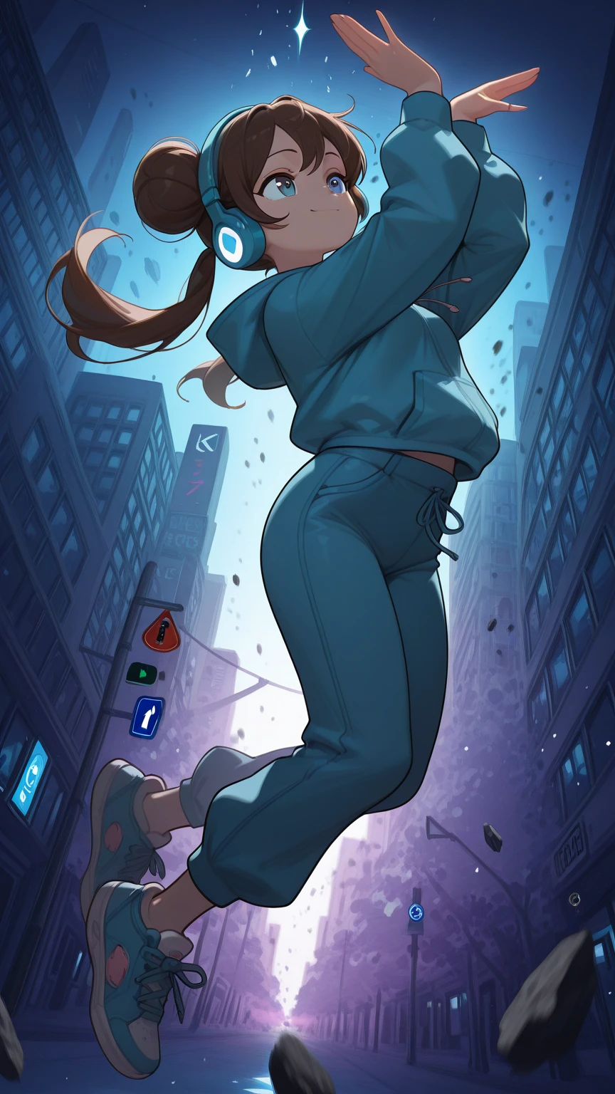 Bulma, usando vestido rosa, pink sneakers, cabelo verde, muito linda, 8k, pernas grossas , Fitness, bunda grande, de costas, written Bulma Back 