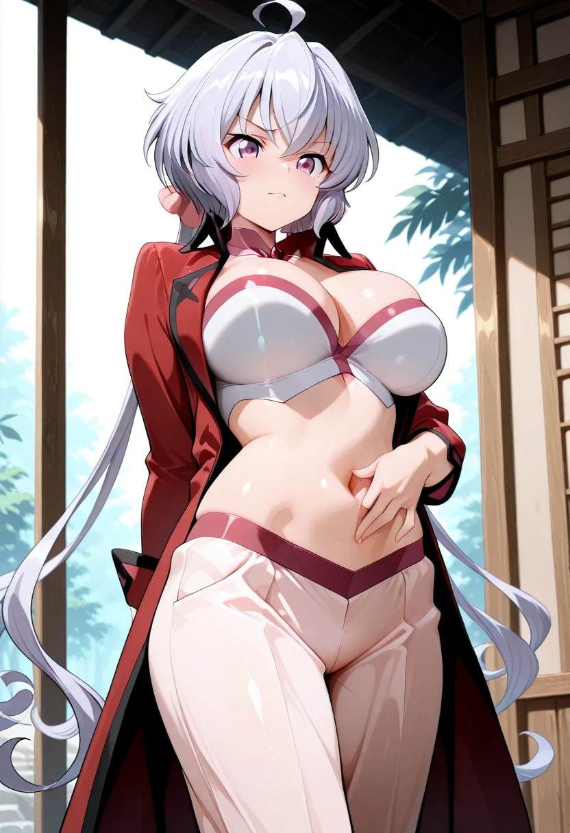 ((One personの女性)), Beautiful Face, (2.0), (Excited expression),((Wink:2.0)), (The  and  become one:2.5),((The  growed just above the  :2.6)),((sweat flowing from the :1.8)),  ((massage the breasts:1.8)), (( overflows from the :1.9)),((Red cheeks:1.4)),Open your mouth wide and shout,Glossy pink lips,night,rooftop,Sit on the sofa,You can see the ocean, Starry Sky,((Anime style background)),masterpiece, Highest quality, so beautiful, ,up to date, Complex details, (Pink long nails),(ring),(bracelet),(choker),AI-generated, Complex,High resolution, Highest quality, super high quality,3D Images、View your audience、3D Images,One person,Long white hair,(High Ponytail),(blue eyes),Anime woman posing for a photo, ((fine grain、Silver-white colorful eyes、Shining Eyes:1.4)),(Squint your eyes:1.1),a hyperRealistic , Realistic,Long white hairのアニメ女性, Smooth anime CG art, A woman in a colorful kimono with gold embroidery, (Black furisode),Red floral pattern,Long flower hair ornament,Large earrings,Mature Body,(Big Breasts:1.1),Mature Body,expensive,Big Ass,Tight waist,Sit on the sofa,[Zoom in on face:1.1],(Spread your legs), ,(from below)