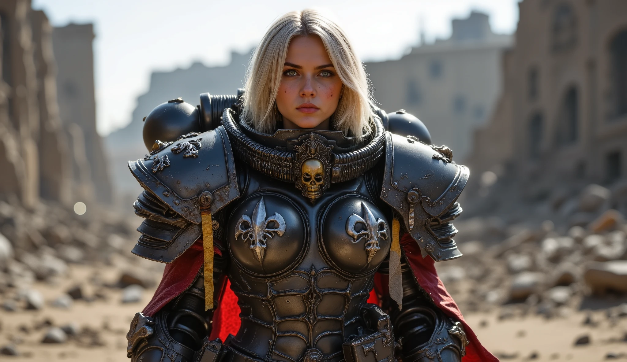 SisB40K, ультрареалистичная блондинка в доспехах SisB40K   