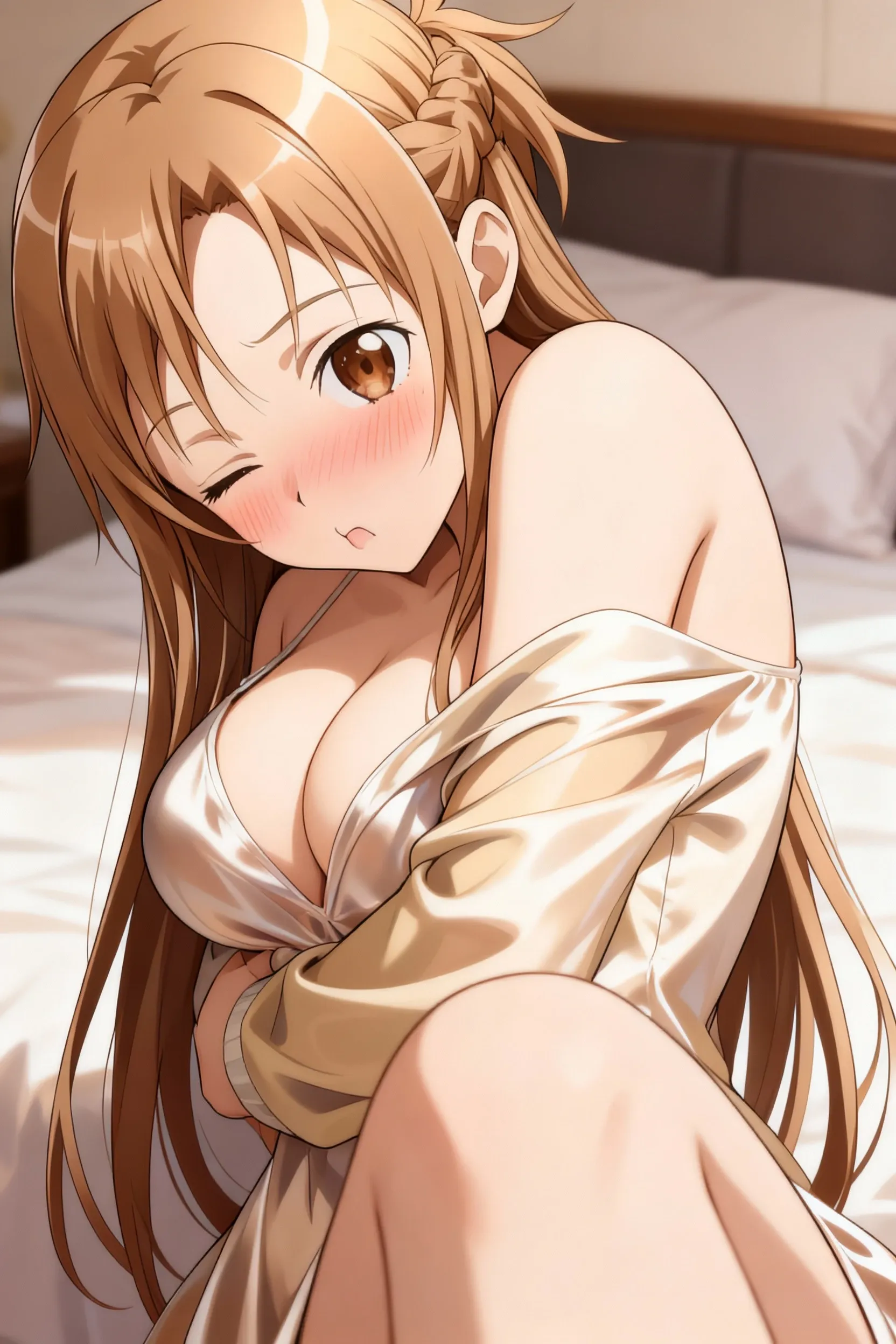 masterpiece, highest quality, High resolution, Anatomically correct, One girl, alone, Long Hair, Blonde Hair, Both sides up, (Hair Ribbon:1.1), blue eyes, naked , 全naked, nude ,Nipples ,(Huge breasts:1.0), (Huge areola:1.3) , Black knee socks, Sitting, Beach,Spread your legs,Blushed,ピアスをNipplesに刺す,