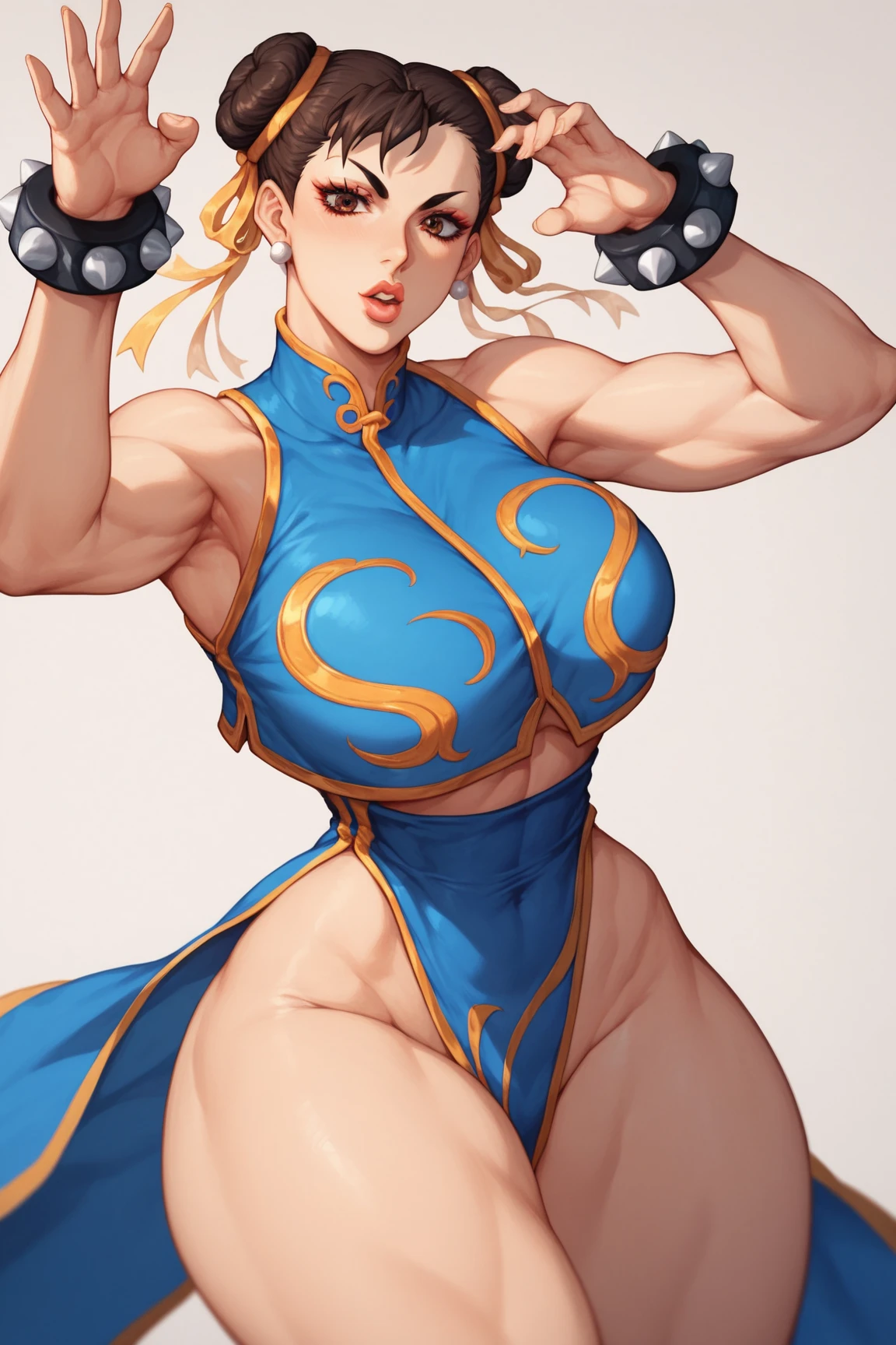 (full body), full body in image, full juri han from street fighter 6, juri han clothes, fusion of juri han street fighter 5 and juri han street fighter 6 from street fighter series, full woman, full body, juri hair, female body, curvy body, thicc body, big thighs, voluptuous body, full thick body, dinamic pose, curve body. detalied pose, body, simple background, expressive face, focus on face, line art, sketch
