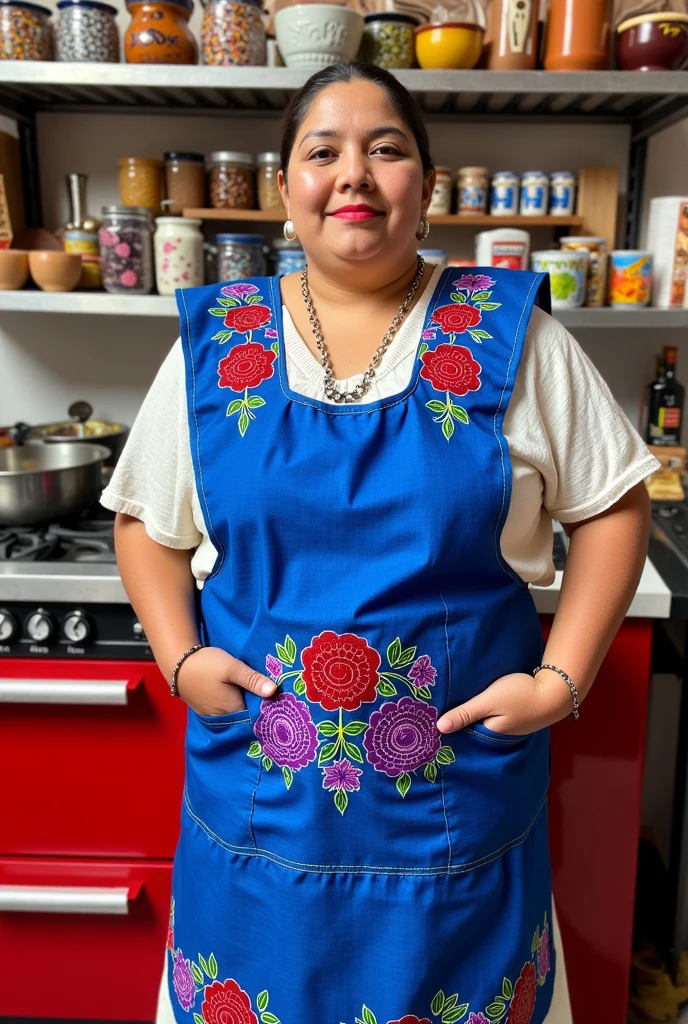 Oaxacan Apron - Mexican Kitchen Clothing (FLUX) V1GM