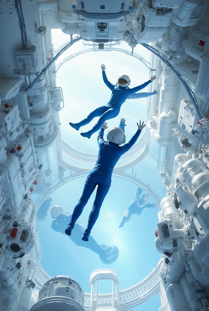 futuristic man in a space station with a view of the earth, depicted as a scifi scene, deeper into the metaverse we go, space travel, science fiction concept art, science fiction art, metaverse concept art, holography space, the encrypted metaverse, interconnected human lifeforms, of space travel, space tourism, science fiction style, science fiction art ]