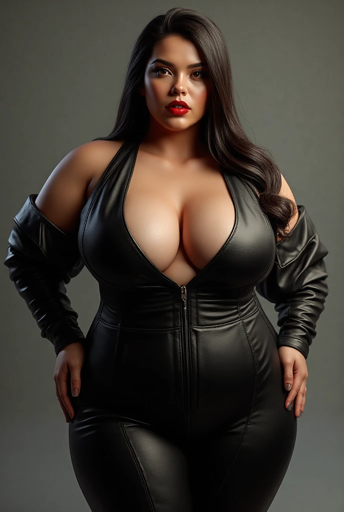 an infian woman , in a pink satin and black skirt posing for a picture, gigantic breast:1.5, huge breast, chubby body, curvy body, wearing a blouse, office clothes, dressed in silk, wearing in shirt, wearing tight shirt, satin, wearing tight simple clothes, tight shirt, wearing a white blouse, wearing a cute top,  and powerful, wearing an elegant outfit, wearing a shirt, business clothes, revealing outfit, revealing clothes, 8k portrait, detailed intricate fabric texture, (charcoal black theme:1.3), spiral patterns, body freckles, bright, high quality image, masterpiece, detailed hair texture, detailed skin texture, detailed cloth texture, 8k, add fabric details, ultra detailed skin texture, ultra detailed photo, skin pores, cloth details, high skin details, realistic hair details, (8K, RAW photo, best quality, masterpiece:1.2), (realistic, photo-realistic:1.4), ultra-detailed (grainy:0.2)