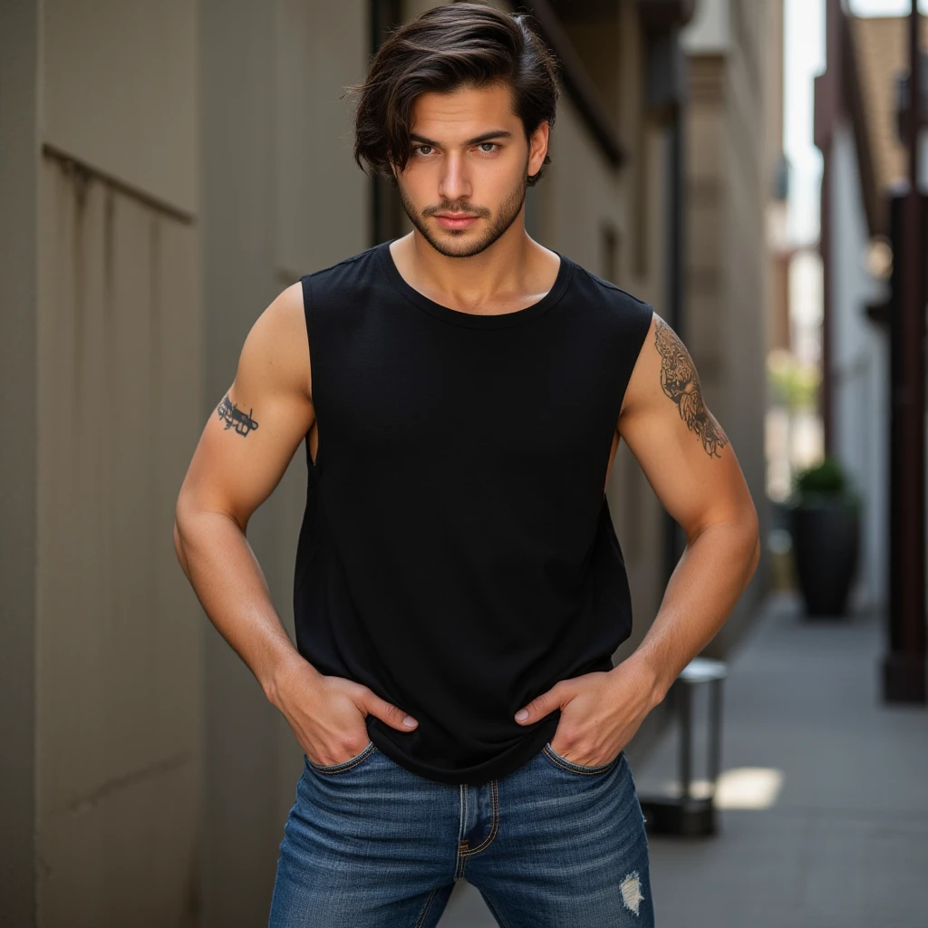 A man with a healthy life 