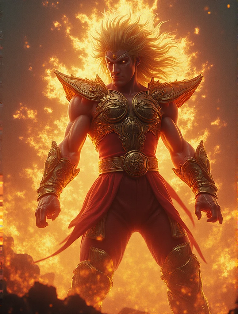 ((devil)) , ((a muscular Devil dressed in red)), platinum blond hair, casting a powerfull spell, dramatic ball lightning between hands, dragon background, ancient chinese temple, highly detailed, photography, ultra sharp, film, bokeh, professional, 64k 