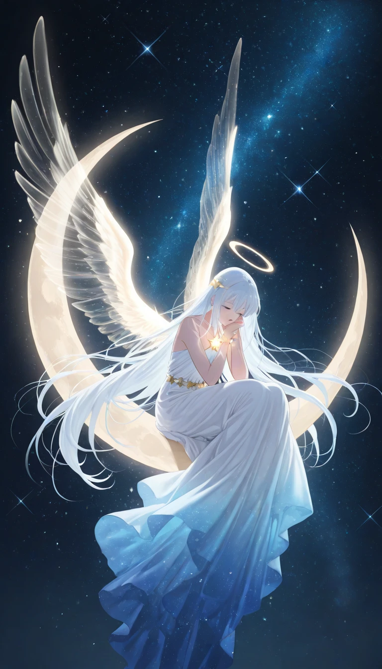 Angel　beautiful　moon