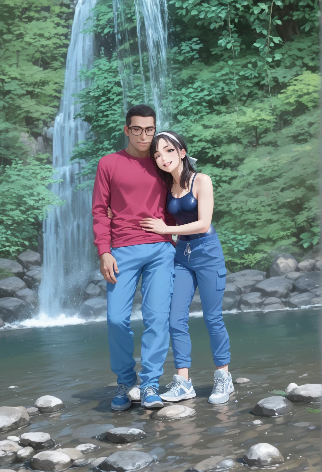 Couple 18 year old proposed girl and tha road