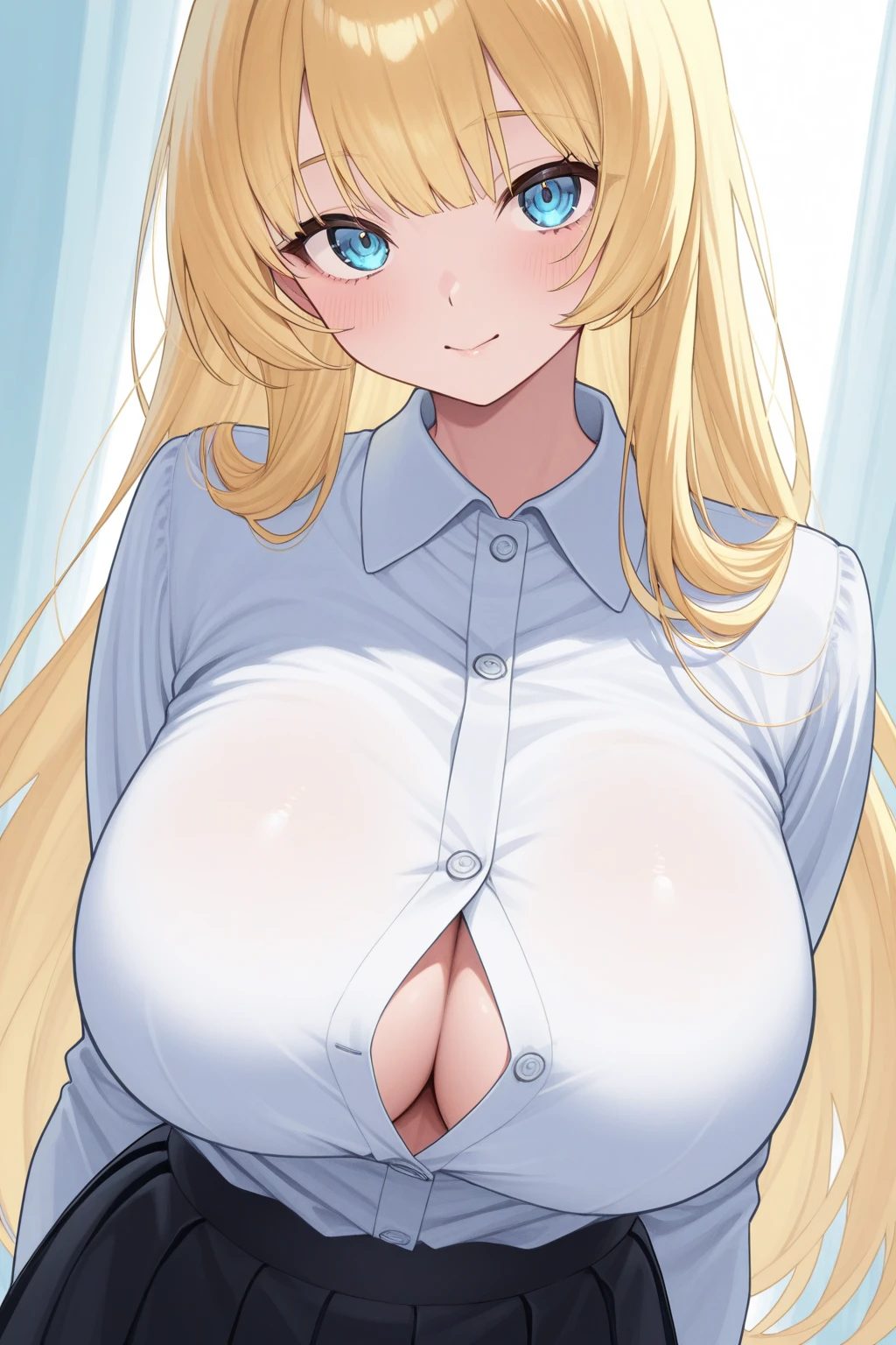 masterpiece、Highest quality、Best image quality、High resolution、Big Breasts、Blonde、Yellow Eyes、Long Hair、NSWF、、、vaginale,
