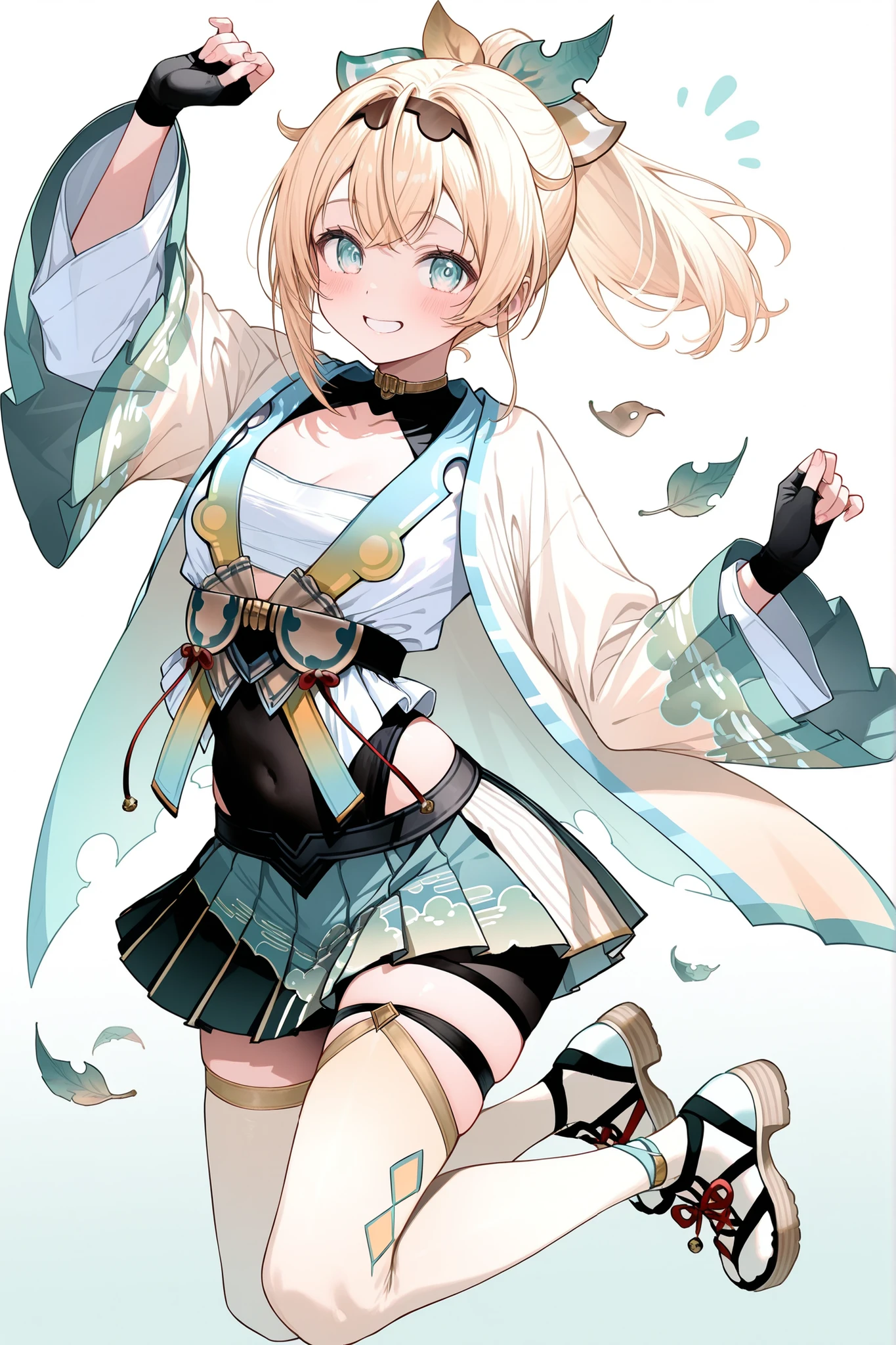 top quality, Ultra Details, 8K quality,1 girl,{{kazama iroha (1st costume)}}, {{hololive}}, full body,、pretty face、cute smile