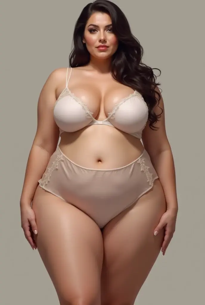 Indonesian Mature woman,fat body,wearing Lace Bra, Droopiest Extra Large mature  : 55.9, at Bathroom, Lewd,full body, Standing position.