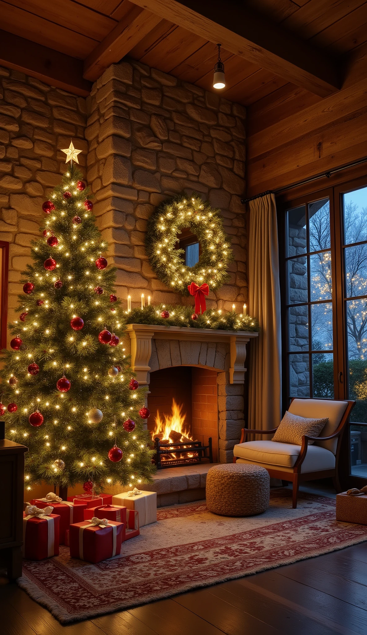 
13
"Private room with a Christmas tree, gifts and a fireplace"
"LARGE"

15
""
"LARGE"

16
""
"LARGE"