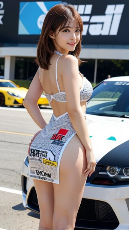 1:1.2),I'm looking at the camera with a smile on my face,（Shooting from a low angle：2.0）、（Panchira 2.0）、（榴shrapnel：1.8）、,F1 Circuit,Colorful umbrellas in the pit,(((シースルーのOne-shoulder mesh girls outfit))),(((Dynamic pose))),(((Abdominal Peek))),(((Show lower ????? ))),(((See-through yellow and white metallic high leg miniskirt lift：1.5))), （Thigh-high lace queen long boots：2.0）、（ Costume Transparency：2.0）、(((???? inner thighs))),(((Formula One racing car display))),Ulzzang-6500-v1.1, (Original photo:1.2), (Realistic:1.4), Beautiful and delicate girl,（Smile 1.8）、（???????????：1.8）、（Pale pink ???????：1.0）、（ Pale pink ??????：1.0）（????? ???????：1.8）、( ???????：1.5）、Earrings))), ((highest quality)), ((intricate and detailed)), ((Ultra-realistic)), irrational solution, Mature Woman,girl,(Car Truck), , perspective, very detailed, {1girl:2}, {Focus Only}, Japanese actress, 18-year-old, whole body, , (shrapnel, teeth, Keep your ???? up, , Hip Focus:1.0),（tight little ????????：1.3） , （Red metallic mini skirt that shows her ????：1.3）Beautiful details,, lipstick,(???????????:1.8), Looking over your shoulder,,(???????????:1.8) Japanese women, very , Grab your ?????, , Grab me by the ????????, She has thousands of men around her.................、I was clutching my ?????, Grab your ?????, Multiple hands, masterpiece, highest quality, very detailedな, ???????????, Crowdsurfing, veryリアルな顔, veryリアルな目, （There were a lot of men around her..................：1.3）, Men grab her body, Compressing the ???????, ???????????, masterpiece, highest quality, very detailedな, Multiple hands,  ,,（ Crazy crowd grabs her ???：1.8）,（ The guys around her grab your ???????：1.8）, ,（ Many people are clutching their chests：1.8）, Be beaten, Pulling on clothes, , Browsing Caution, Grab clothes, tearing clothes, abuse, , Drenched in sweat