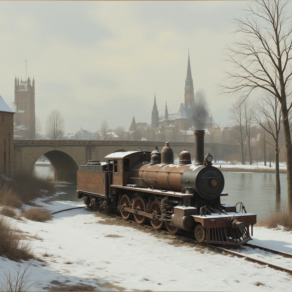 a steam locomotive without petroleum jelly entered Zina's  