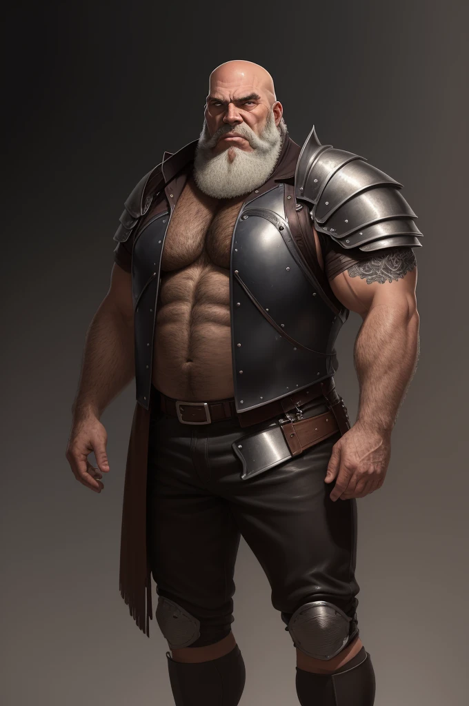 burly virile hairy werelion, in a suit of armor, a himbo muscle daddy, middle-aged , hirsute, overmuscular and musclebound, bulging veiny muscles, a warrior's build, a bodybuilder's physique, long bushy and a thick mustache, a square jaw, handsome and dreamy, grey hair, a knight clad in armor