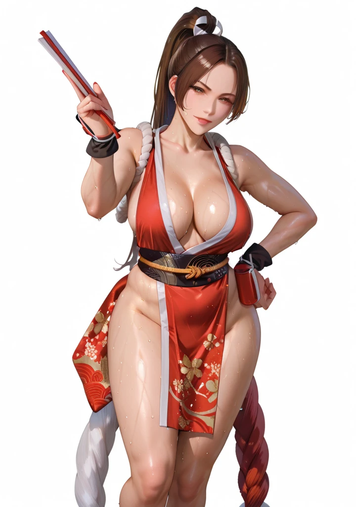 Poco probable,noche,(1girl),MaiShiranui ,jewely,Cabello rojo parduzco,bashful, ruboroso,transparente,(Mini vestido de punto rosa:1.6),(((sudar ))), (rosa_Tatuajes :1.2) ,(Obra maestra:1.5),(La mejor calidad:1.4),extremadamente detallado ，..3D,Cine-4D , 8k,fotorrealista ,( Encantador cuerpo femenino), (pechos gigantescos),in front of camera, labios rosados,(((Detalles de los dedos))),Centrado en el tema,(((Manos adicionales))), (((piernas adicionales))),(((solamente))), blush,  LOOK