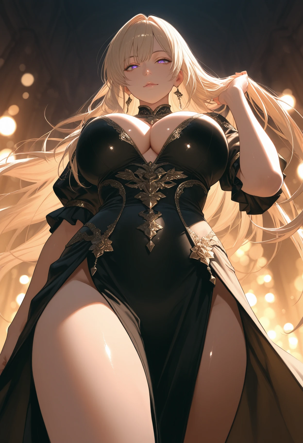 Part your lips、Teeth are visible、Ecstasy、visibility、Blonde、Long Hair、Curly hair、Cute face、Big sparkling eyes、Big Breasts、Pussy、Sweat、Licking tongue、Vibe、Love juice、Vagina、Blushing。Blushing。Climax、Starry Sky Scenario、Estrus、nude、Completely naked、sleep、Two Women、Lesbian、tears、Cry、