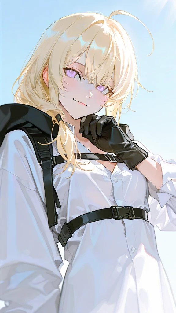 masterpiece, best quality, ultra-detailed, Potrait of beautiful , (chubby) (sexly), (plump), (curvy), (sexly), (), ((tomboy)), (アニメ), (Breasts), (Plump), ((very short hair)), (boyish), (muscular), (naughty), (young), (Short Hair), (pudge face), (cute), (handsome), (), (Big ), (Bad body odor), (Elegg), (purple eyes), ((thick)), (The eyes are hidden by the bangs), (Sinister), (insidious), (No light in my eyes), 