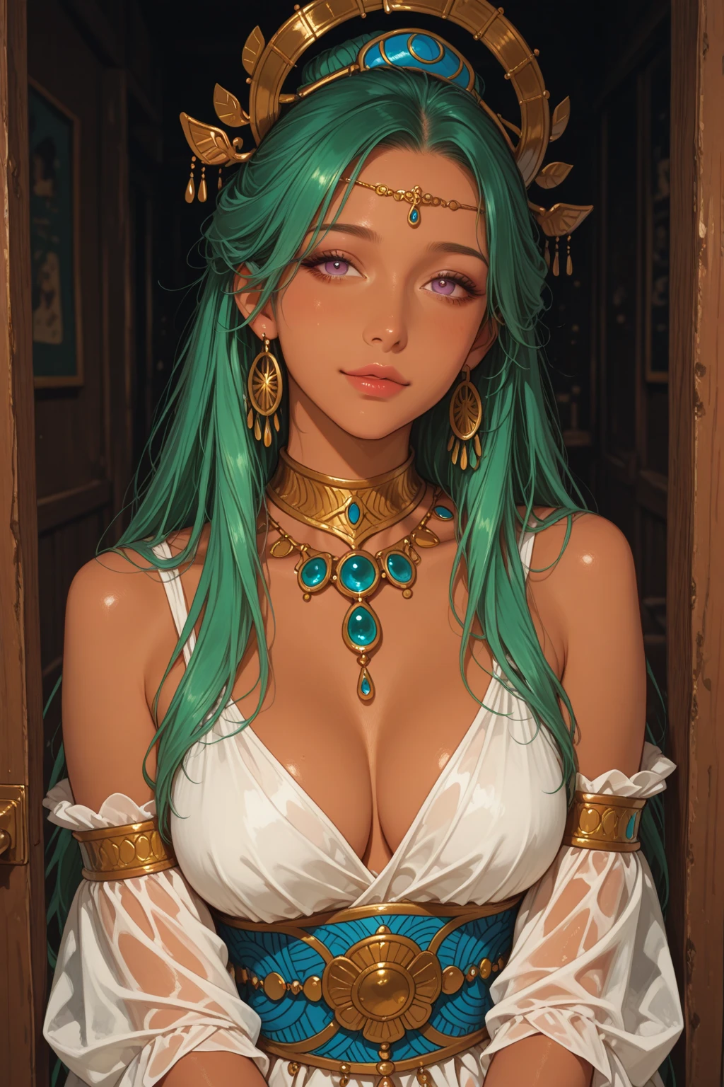 a beautiful girl with glass, green hair, detailed face, detailed eyes, detailed lips, beautiful detailed eyes, beautiful detailed lips, extremely detailed eyes and face, longeyelashes, (best quality,4k,8k,highres,masterpiece:1.2),ultra-detailed,(realistic,photorealistic,photo-realistic:1.37),HDR,UHD,studio lighting,ultra-fine painting,sharp focus,physically-based rendering,extreme detail description,professional,vivid colors,bokeh,portrait,photoshoot,sexy,elegant,alluring,glamorous,mysterious,green hair,glass,intricate details,dramatic lighting, mia goth