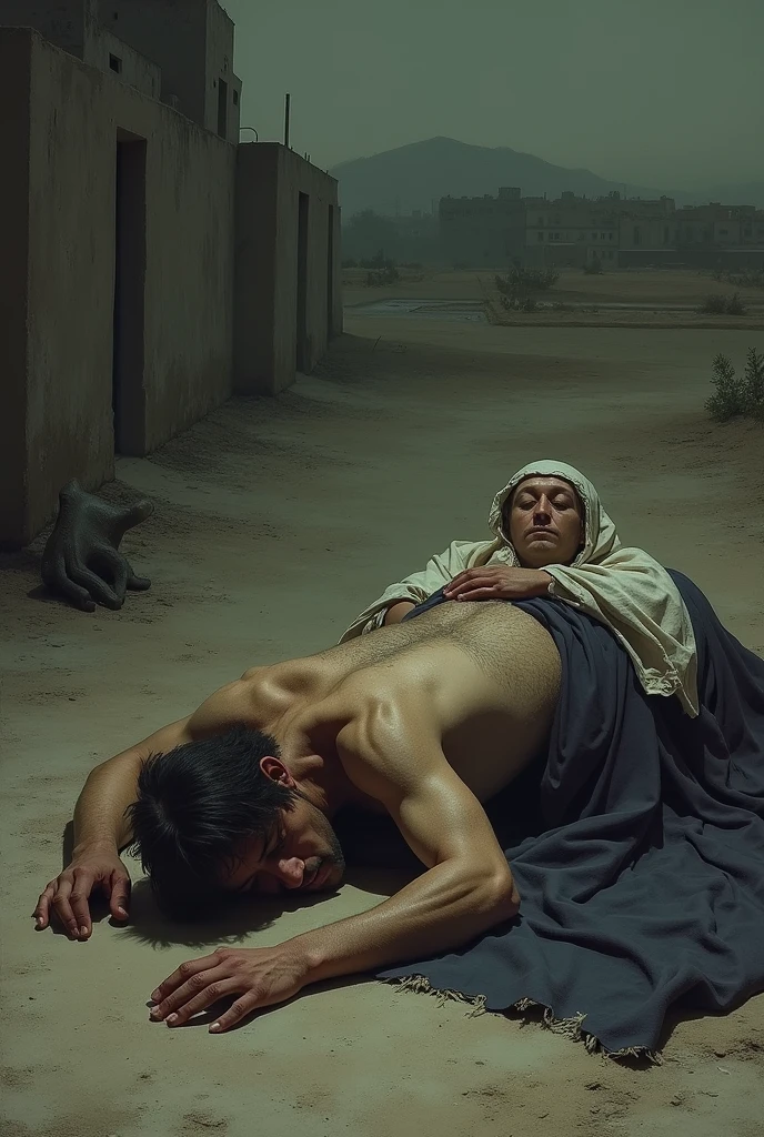 Meanwhile, Jonah had gone below deck and fallen into a deep sleep. The captain found him and shook him awake, saying: