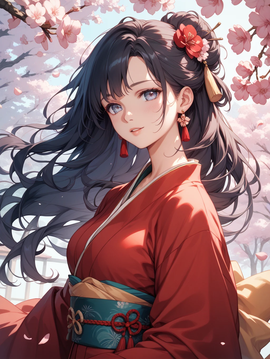 masterpiece, Highest quality, whole body, One girl, bangs, black choker, blush, bracelet, , choker, clothes The surrounding area waist, clavicle, Cowboy Shot, ear Earrings, Eyebrows visible through hair, Gradient Hair, Grin, fix, jewelry, Kogal, Long Hair, View Viewer, Earrings, Red eyes, ring, , smile, alone, street, null, cherry blossoms, petal,figure, (magazine:1.3), (cover-style:1.3), fashionable, woman, Vibrant, Pause, front, colorful, dynamic, background, element, have confidence, Performance, Holding, statement, accessories, Majestic, Coiled, The surrounding area, touch, scene, article, cover, bold, to attract attention, title, stylish, font, Catchy, Heading, big, impressive, Modern, trend, concentrated, fashion,((masterpiece)), Highest quality, Absurd, Super detailed, Holographic, Cowboy Shot, ダイナミックなPause, Golden Ratio, Very cute girl, Mature Girls, Very beautiful, Super beautiful asian girl with super beautiful purple eyes, Very beautiful hair, Shiny skin, High Ponytail, nice and  body, Slim and delicate body, Perfect body, Cute , Fox Headset, Get your picture taken in a cute alien spaceship,,,
