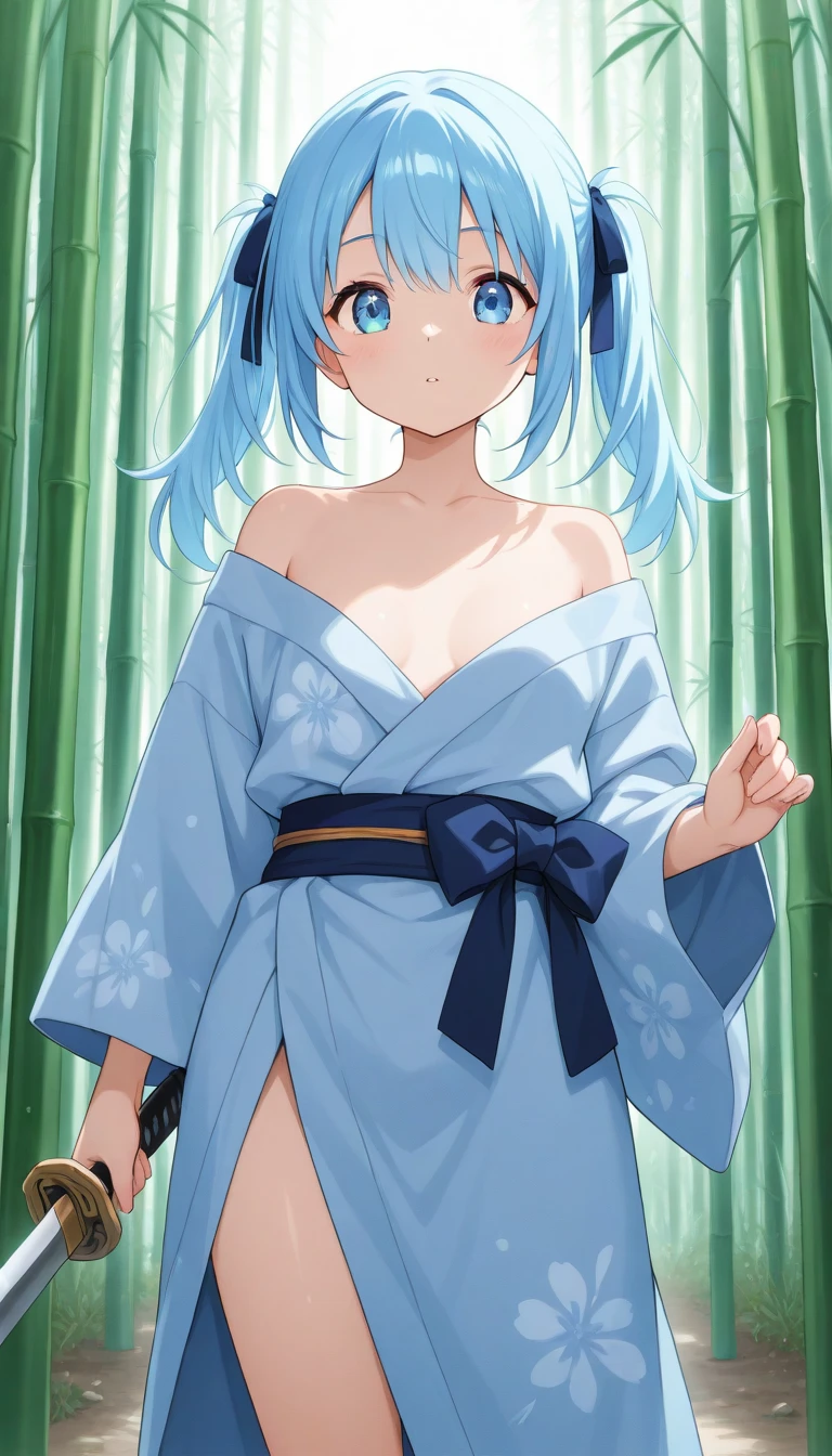 masterpiece, best quality, extremely detailed, (illustration, official art:1.1), 1 girl ,(((( light blue long hair)))), ,(((( light blue long hair)))),light blue hair, ,10 years old, long hair ((blush)) , cute face, big eyes, masterpiece, best quality,(((((a very delicate and beautiful girl))))),Amazing,beautiful detailed eyes,blunt bangs((((little delicate girl)))),tareme(true beautiful:1.2), sense of depth,dynamic angle,,,Candle, affectionate smile, (true beautiful:1.2),(flat )) 、((highest quality)),(Ultra-high resolution),(Very detailed),(Detailed Description),((The best CG)),(A masterpiece),,(Looking up at the Milky Way), , Tanabata Festival:1.5night,depth of field,blurry background,obi,floral print,hair scrunchie,blue flower,yukata,blue kimono,(((holding fan))),paper lantern,uchiwa, masterpiece,best quality, amazing quality, very aesthetic,absurdres,,light,anime girl