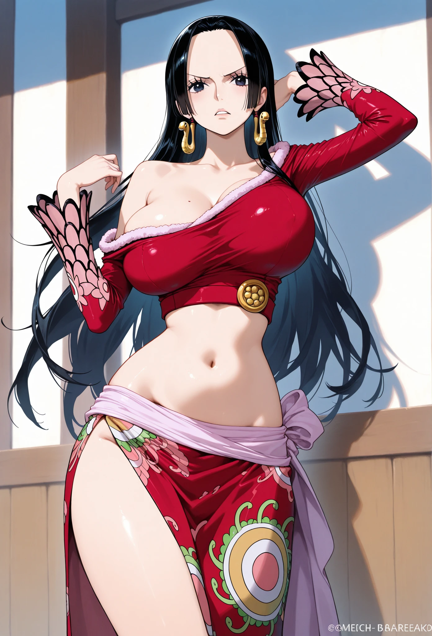 boa hancock from one piece in ?????? with big 