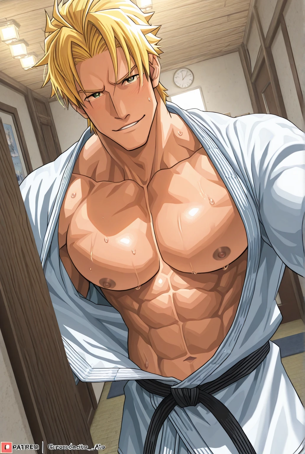Reiner Braun,, bulk in shorts, adult