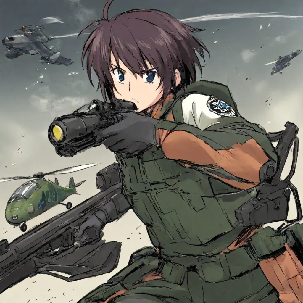 yukiyanaruse,  1boy, full body, in combat suit, looking down to plains from helicopter cockpit 