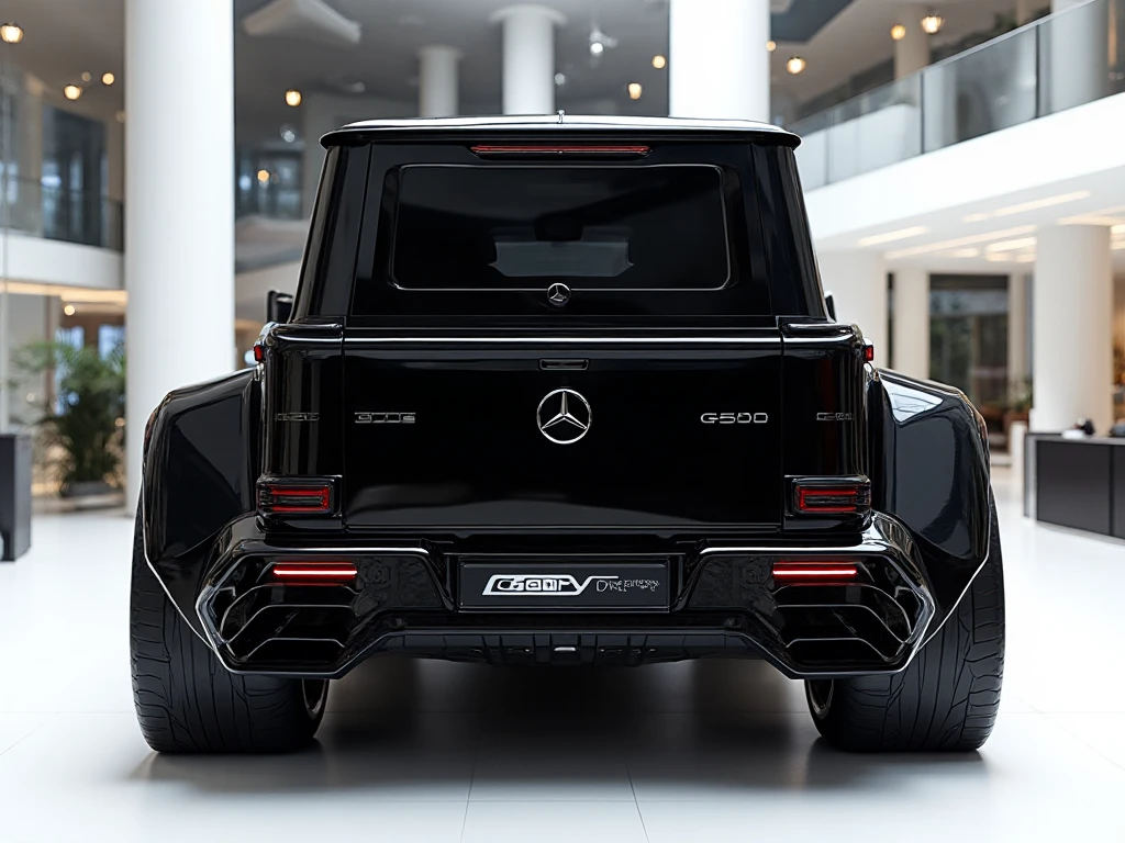 ‎Design car back bumper view of a ultra luxurious 2035 concept - SeaArt AI
