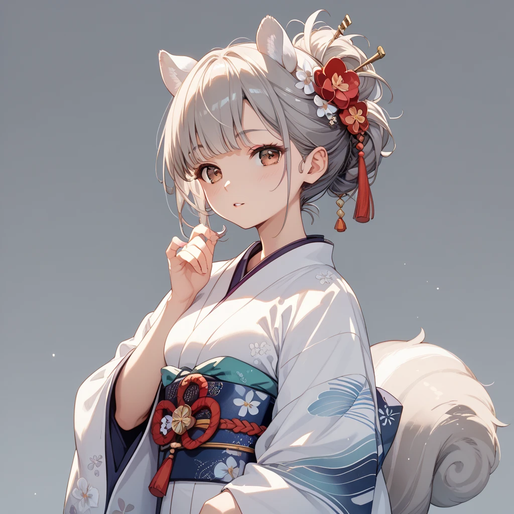 (best quality, masterpiece), 1 girl, centaur, It takes, White skin, Japanese  , exposing the abdomen,belly button t-shirt, beautiful girl perfect white tiger photo, perfect white tiger photo