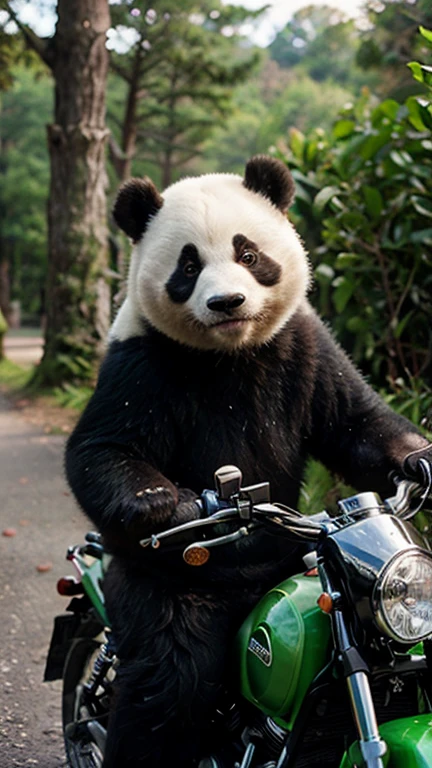 An orisontal tire with panda legs, a tire that serves as a backrest for the bench, that the backrest has a panda bear face and ears, that it has 2 tires on the side to rest your hands on, and that it is pretty and eye-catching but not very complicated. I am an EPT teacher and I want to give an example to my students 