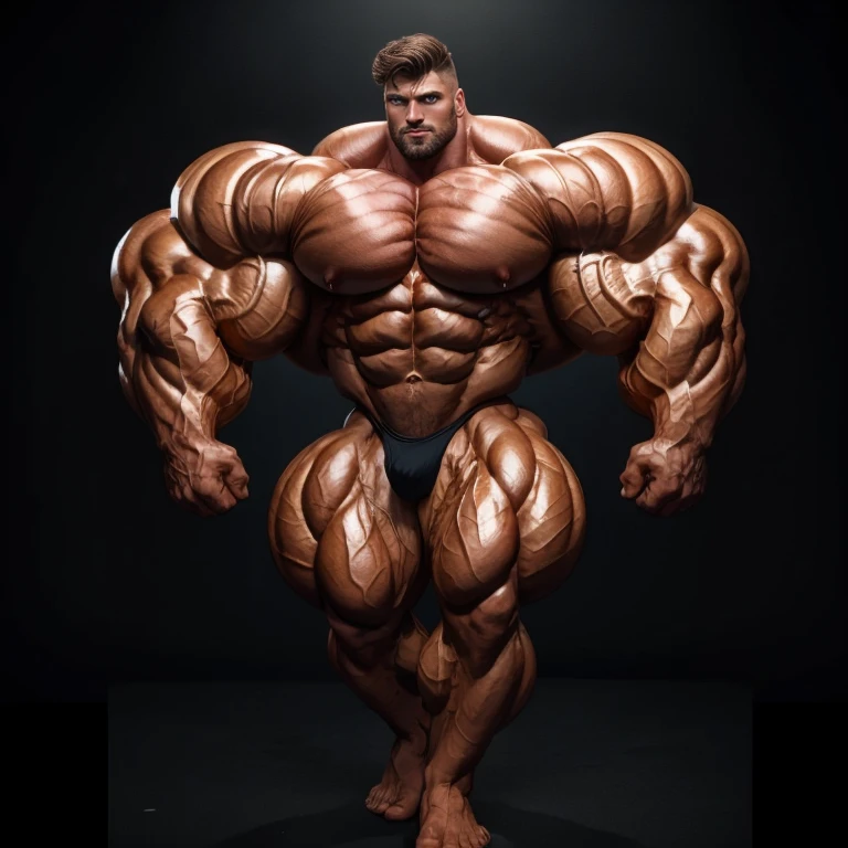 There is only one handsome Asian actor in the photo，35 years old，High target, Fitness，Smooth body，Smooth skin，No ????? hair，short hair, O-Shaped Beard，Perfect body, Dark skin color，Radiant Skin，Smooth skin，Shiny, shiny skin，Smooth pectoral muscles，Muscle bulge, muscular, Very large pectoral muscles，Very ???? abdominal muscles，Very well-developed leg muscles，Huge concave and convex area，Brightens oily skin，Wearing a shiny gold leather ?????，Handsome face，Normal human toes，Correct and accurate male body proportions，Superhero style，Light particle effects, dusk, Dynamic poses，Surrounded by energy，Multiple light points，Gradient sky, Gorgeous fantasy magic。
