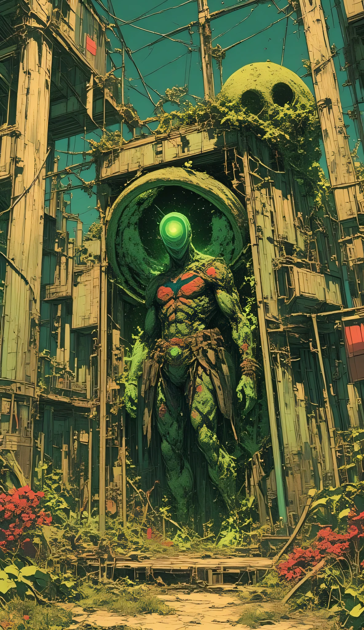 the hallucinatory art of dark Knight near a giant tree, Psychedelic Surreal Art , Shamanistic horror LSD art, terrifying surrealist art , Ultra Detailed Fantastic Art , High Resolution Fantastic Art , Tool Band Art,