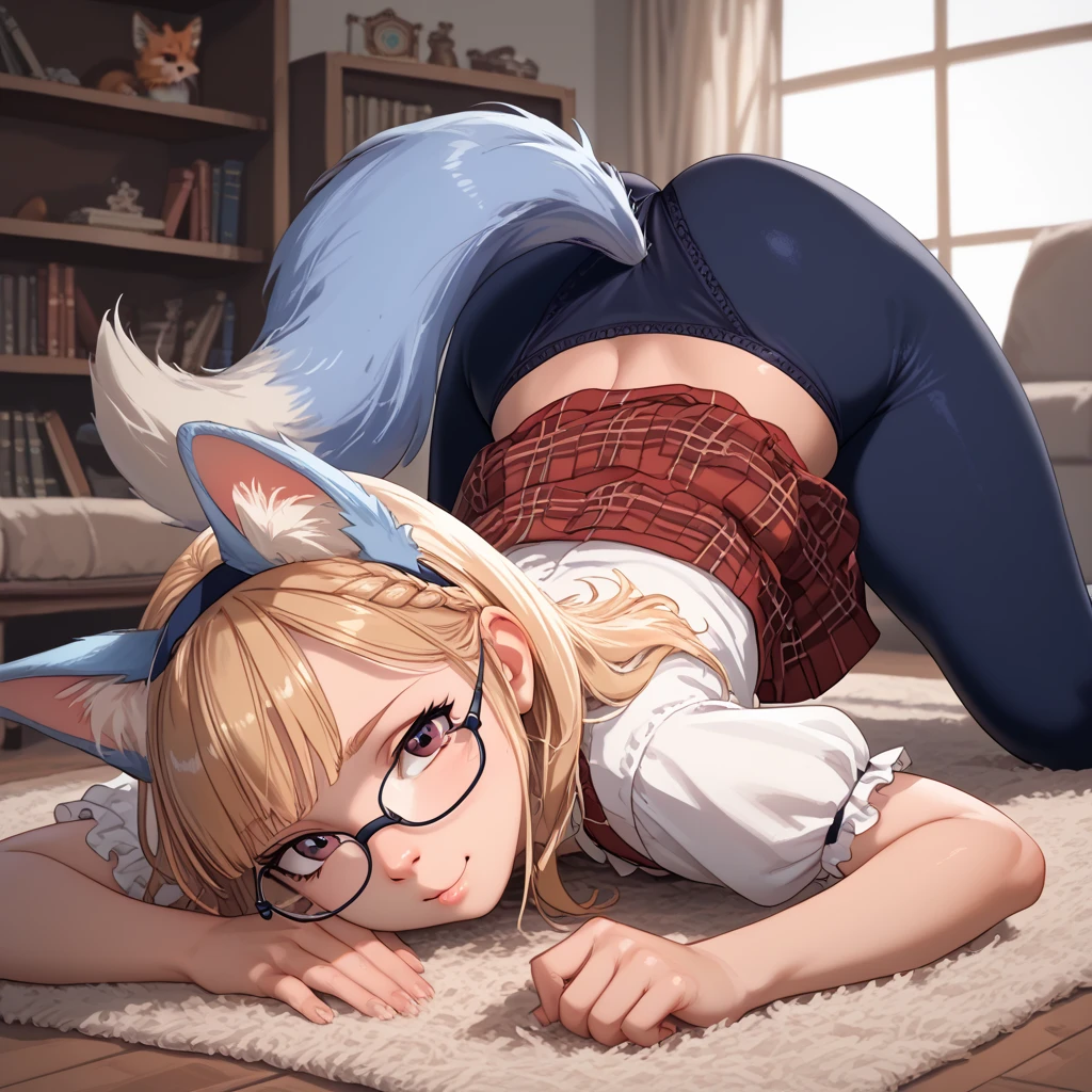 (fluffy anthro furry :1.6),cat girl,blue eyes,neon eyes,glowing eyes,mint long hair,wavy hair,messy hair,gold fur,,nightclub,neonlight,light and shadow,glistering fur,glasses,pearl necklace,floral hair ornaments,gold body chain,looking at viewer,upper body only,desire face,smile,mouth full of saliva,heart expression face,heart expression eyes,heart eyes,heart eyeblow,full face blush,among the crowd,low angle,plenty ,,spread ,soak ,,on stage