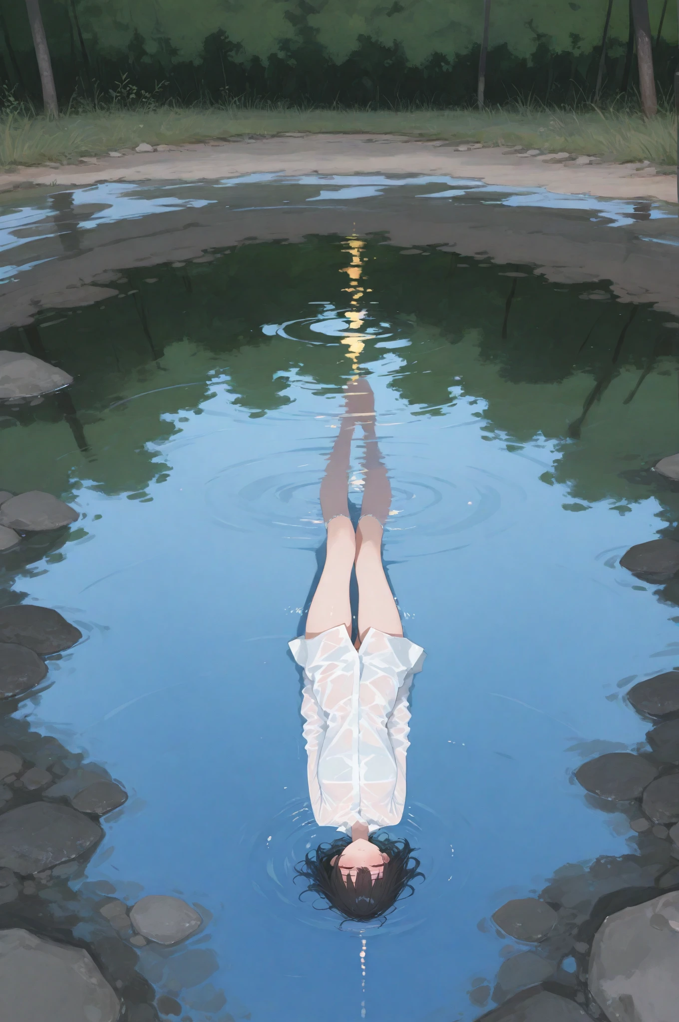 masterpiece, best quality, ultra-detailed, 2girls, (:1.5), navel, ( line:1.5),  beach.