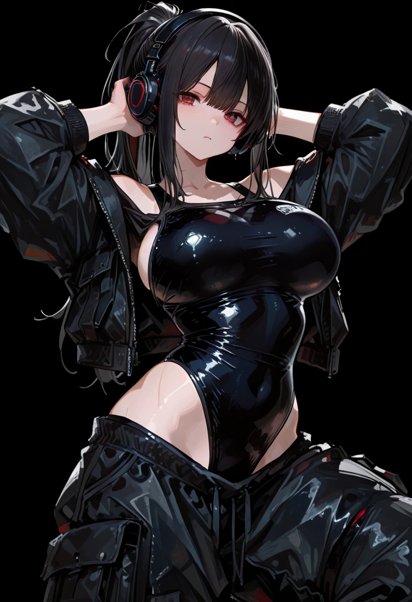 beautiful girl, Black Hair, Big smile,  girl，Playboy, Firm , There is cleavage in the ,  Body,Plump body、(((Bunny costume with zipper front)))、(((Open front  costume)))、((Open front  costume))、(((Cleavage、belly button、Bushy pubic hair)))、nsfw