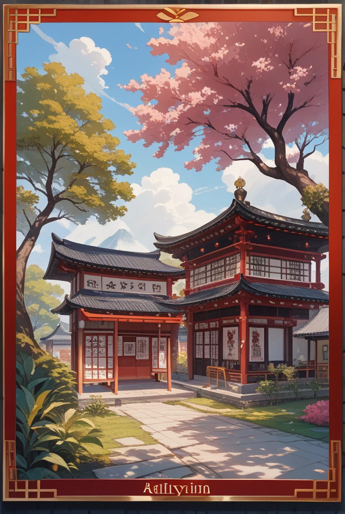 Masterpiece, the best quality, high quality, extremely detailed, ancient Chinese courtyard is generally composed of courtyards, surrounded by four low walls, the courtyard building layout is reasonable, divided into entrance halls, guest rooms, garden shade and other areas. The floor of the yard is mostly paved with bluestone slabs or stones