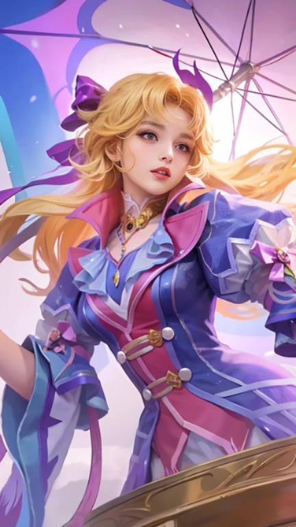 a close up of a young girl with blonde hair and white cat ears, beautiful detailed eyes, beautiful detailed lips, smile, extremely detailed eyes and face, long eyelashes, star guardians, portrait knights of zodiac girl, beautiful celestial mage, digital art, detailed fantasy portrait, cinematic lighting, ethereal, vibrant colors, intricate detail, dramatic atmospheric, masterpiece, ultra-detailed, photorealistic, cinematic, octane render, dramatic lighting, vibrant colors, fantasy, magical