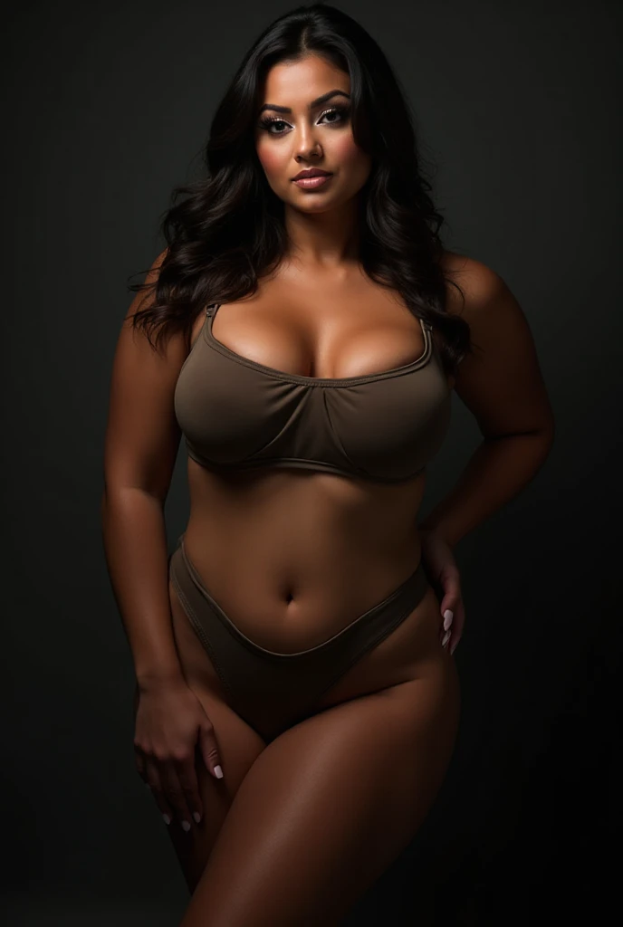 RAW photo,candid photograph, full body,photo of a beautiful,influencer,30yo Kurdish woman, detailed skin, , looking at viewer, thick body structure,white background,no background, candid pose,blue light, film grain, kodak color, instagram LUT