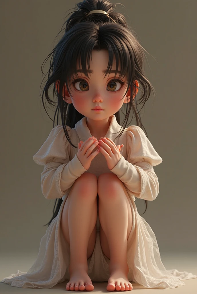 Jesus Christ wiping a child's tears 