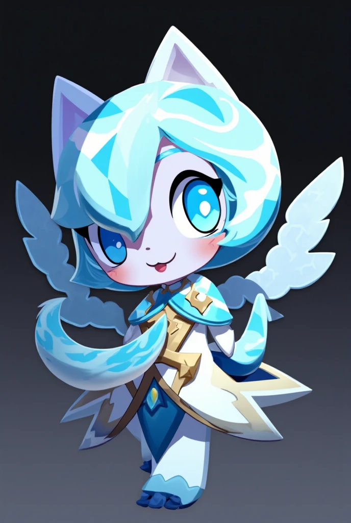 (masterpiece, best quality),  intricate details, 8k, artstation, sharp focus, 1girl, star guardian, league of legends, (cool color theme)